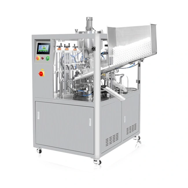 Automatic Tube Filling Machines Cosmetic Pharmacutical Adhesive Products Tube Fill Seal Machines