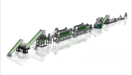 Nouvelle conception HDPE LDPE LLDPE PP Film plastique recyclage concassage lavage Recyle granulateur granulateur Machine