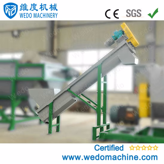 Déchets d'animaux domestiques/PEHD/LLDPE/PP/bouteilles de films tissés de sacs de recyclage de plastique pelletisation/granulateur/granulation/flocons de ferraille concassage lavage/pressage de la machine de déchiquetage